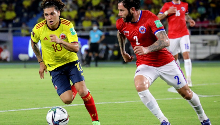 El uno a uno de un opaco Chile que mostró poquísimas virtudes en la triste derrota ante Colombia