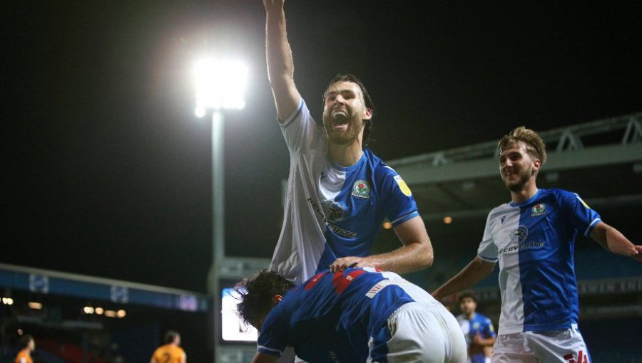 Ben Brereton anotó un golazo en el triunfo del Blackburn Rovers ante el Hull City