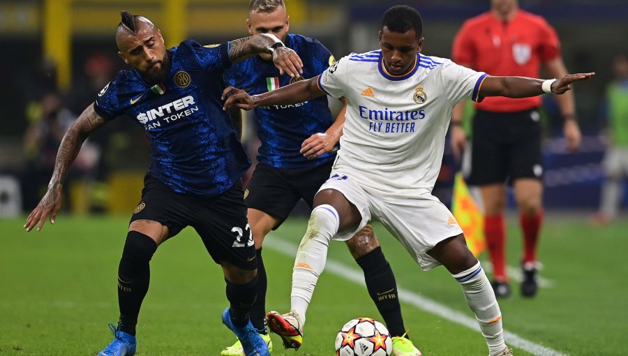 Arturo Vidal vio acción en amarga derrota del Inter de Milán ante Real Madrid por Champions League