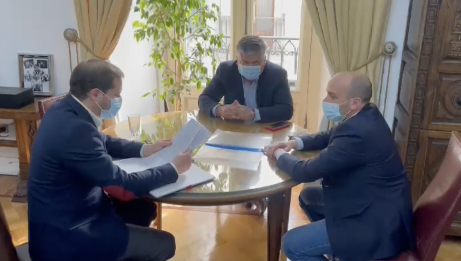 Alcalde Morales y diputado Longton le expresan al Gobierno su oposición a instalación de termoeléctrica en Limache