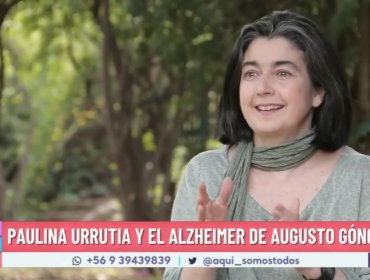 Paulina Urrutia y el Alzheimer que afecta a su esposo Augusto Góngora: “es un proceso de duelo muy largo”