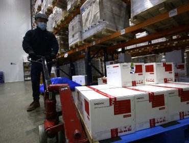 Arriba a Chile un nuevo cargamento de 500 mil vacunas contra el Covid-19 de Sinovac