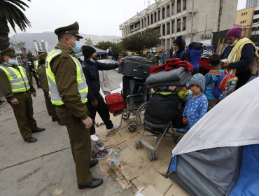 Tras desalojo en Plaza Brasil de Iquique: Defensoría de la Niñez anuncia acciones legales por crisis migratoria