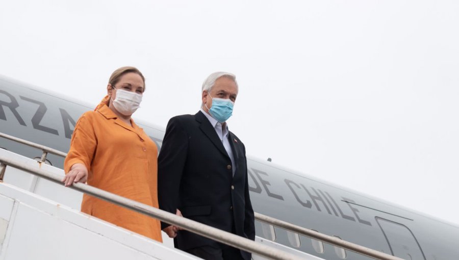 Presidente Piñera arriba a Colombia y da inicio a su gira que incluye a Uruguay y Paraguay