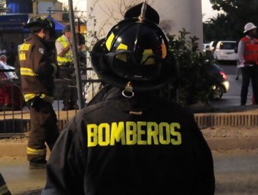 Incendio consume un departamento en sector de Glorias Navales en Viña del Mar