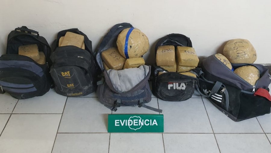 Detienen a tres ciudadanos extranjeros en procedimientos por tráfico de drogas en el norte de Chile