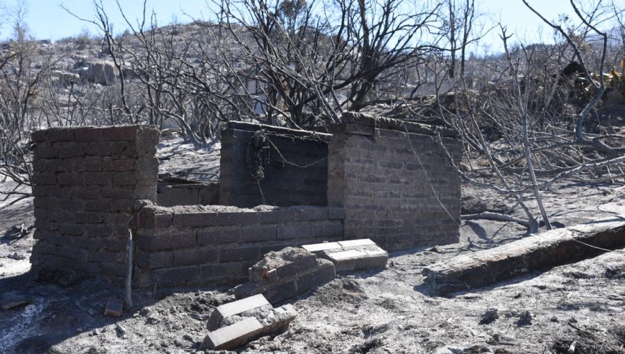 13 viviendas afectadas y 20 personas damnificadas por incendio forestal en Tiltil