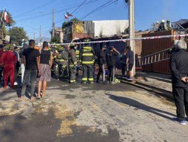 Incendio en comuna de Renca dejó una persona fallecida