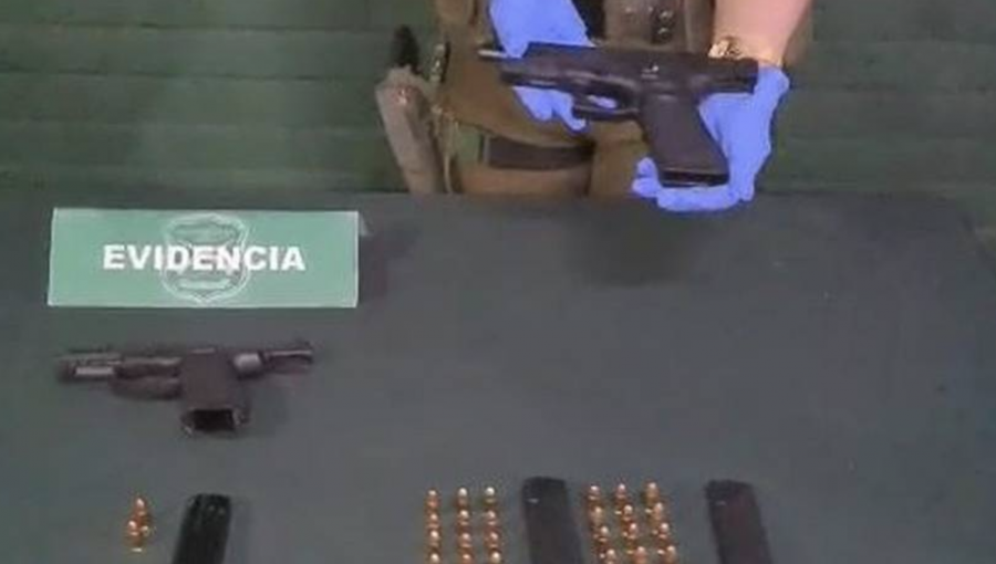 Dos personas fueron detenidas tras ser sorprendidas disparando en la vía pública de La Legua