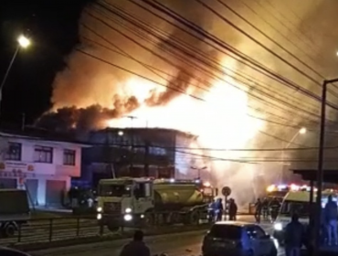 Incendio destruye icónica casona Eyheramendy, monumento histórico de Los Álamos