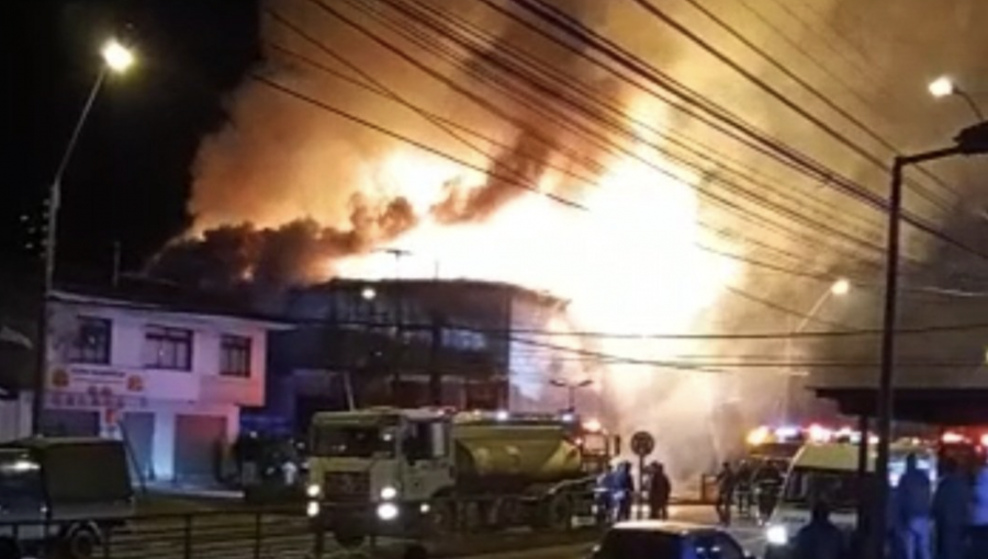 Incendio destruye icónica casona Eyheramendy, monumento histórico de Los Álamos