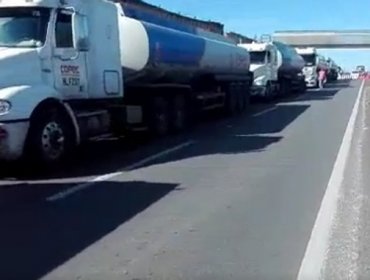 Camioneros deponen movilización que mantenía transito interrumpido en Ruta 5 Sur
