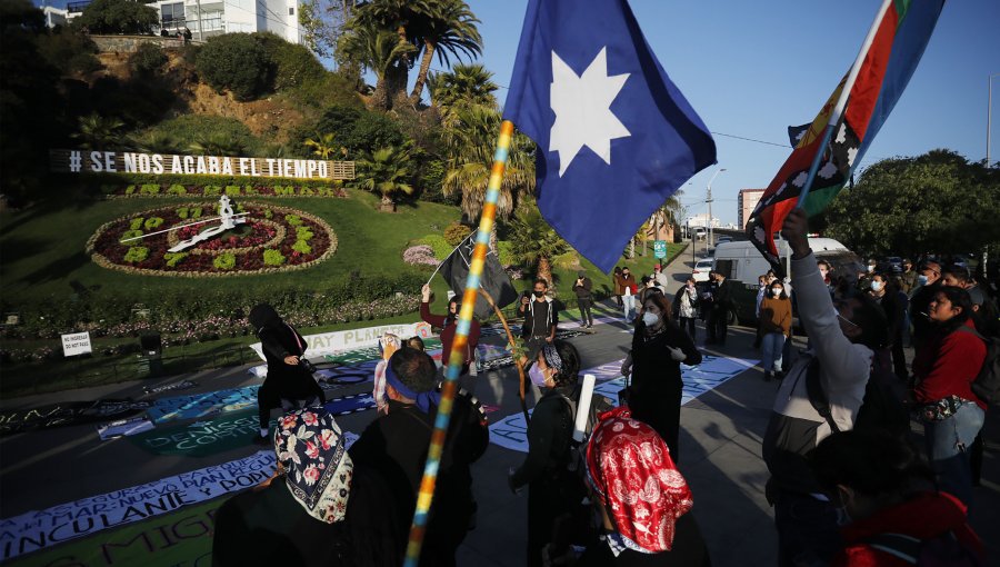 "Marcha por la defensa de la naturaleza" genera alta congestión vehicular en Viña del Mar