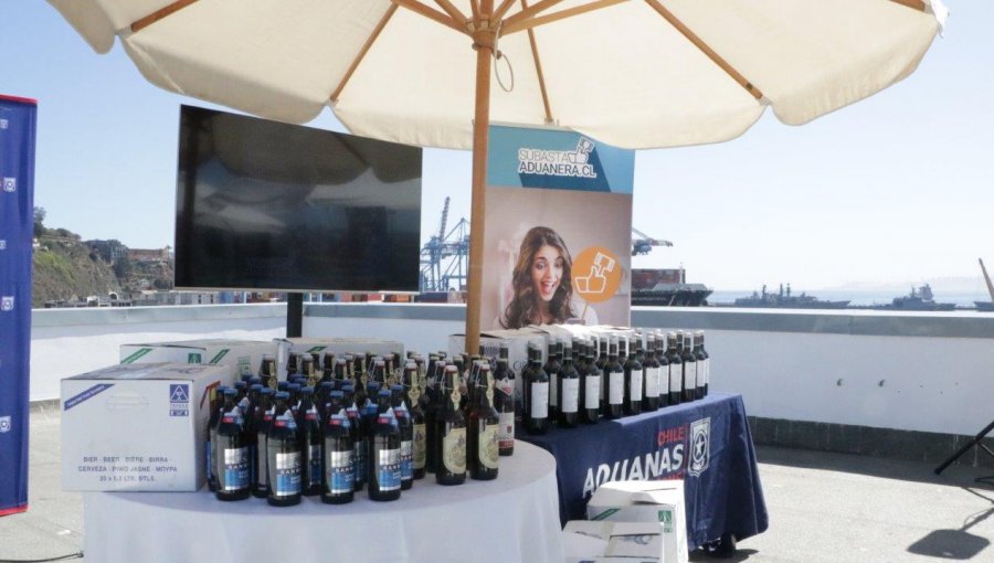 Subasta Electrónica de Aduanas rematará botellas de vinos, cervezas y materiales para la construcción