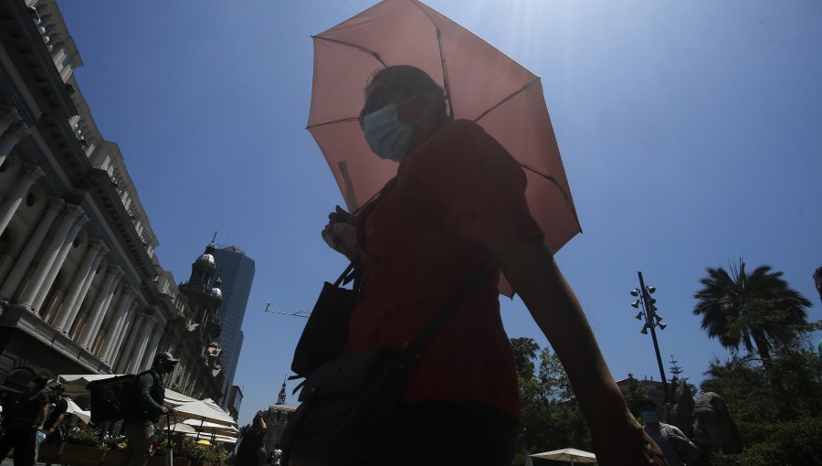Se esperan olas de calor en Santiago y Valparaíso con hasta 31°