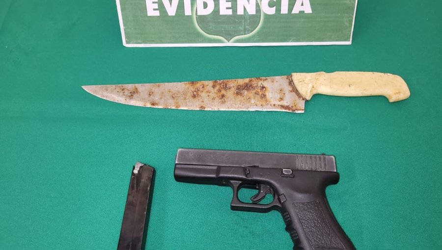 Detienen a tres personas e incautan armamentos en procedimientos en Viña del Mar y Quintero