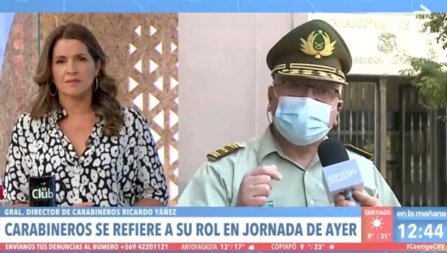 General de Carabineros protagoniza tenso cruce con Monserrat Álvarez en “Contigo en la Mañana”: “Yo no puedo aceptar”