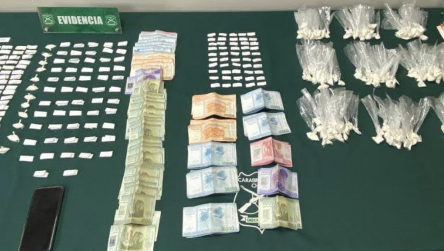 Investigación concluye con cuatro detenidos por microtráfico de drogas en población de La Calera