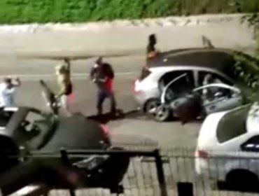 Antisociales hicieron tour delictual desde San Miguel hasta Santiago: Robaron dos vehículos de alta gama y asaltaron restaurant