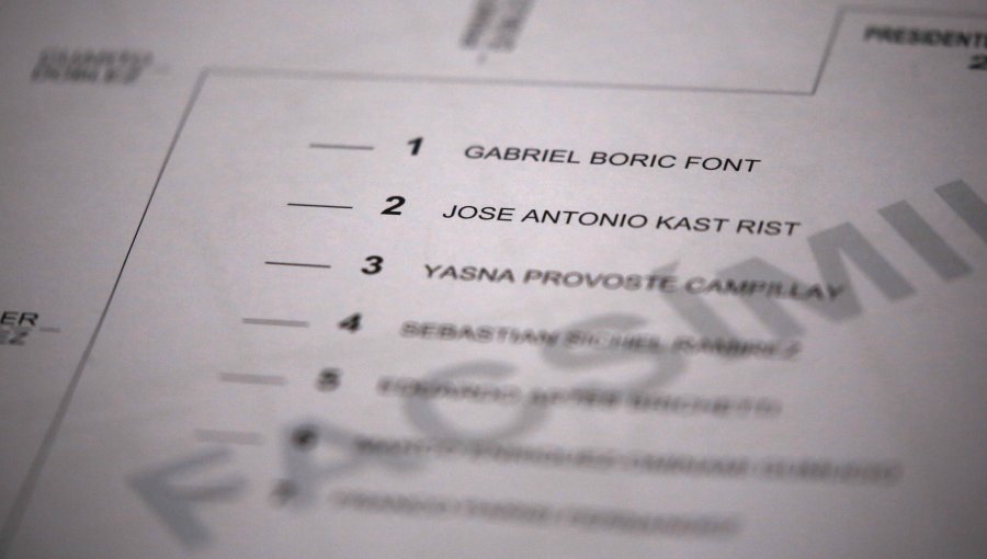 Así sera el voto: Servel presentó facsímiles de cédulas electorales para comicios de noviembre
