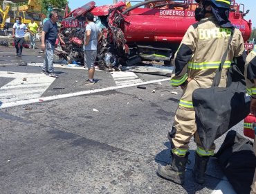 Impactantes fotografías de grave accidente que dejó a Bombero con amputación traumática de uno de sus pies