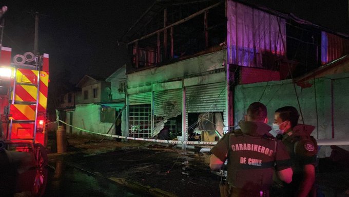 San Ramón: Muere una persona en voraz incendio que destruyó por completo una fábrica de mote