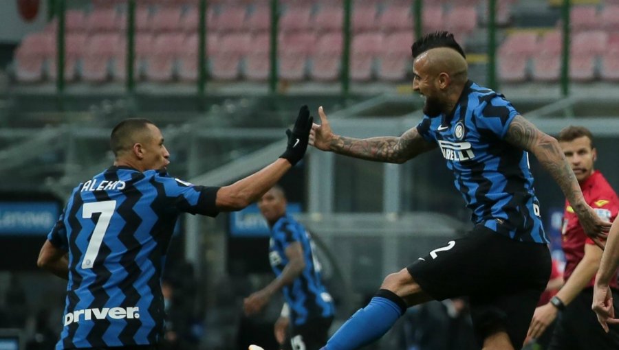 Fútbol Italiano: Sánchez y Vidal participaron en triunfo de Inter que sigue tercero