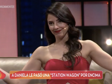 Daniela Castillo y “tragicómico” accidente en su infancia: “Mi mamá me atropelló”
