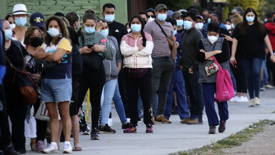 Reportan nuevo peak de 2.601 contagios de Covid-19: Positividad nacional llegó al 3,36%