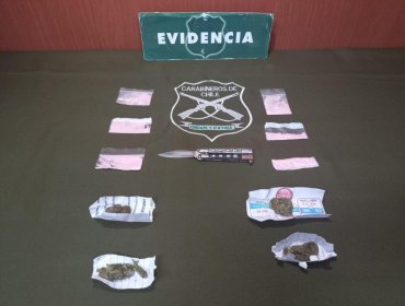 Detienen a hombre tras ser sorprendido vendiendo drogas en el Parque Italia de Valparaíso