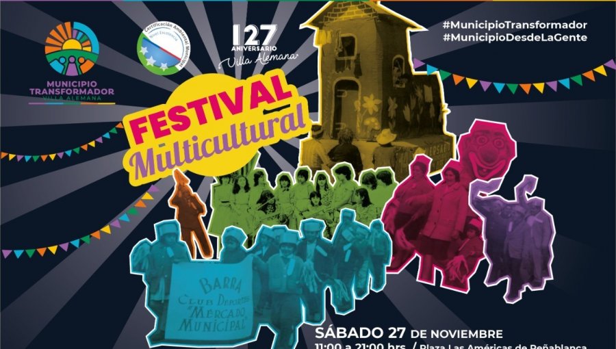 Festival Multicultural de Villa Alemana: Extienden plazo para inscribir carros alegóricos