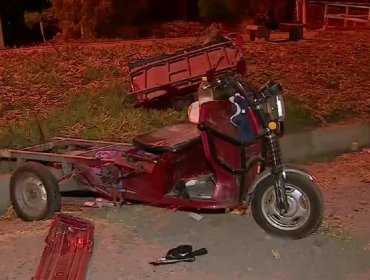 Colisión entre triciclo eléctrico y furgón dejó cinco niños lesionados en La Pintana