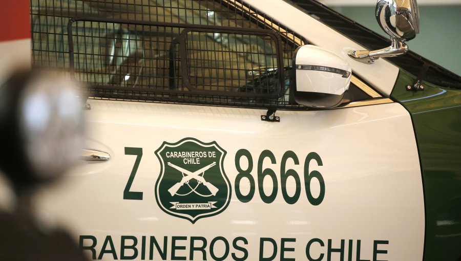 Dos carabineros lesionados tras chocar la patrulla policial durante una persecución en San Ramón