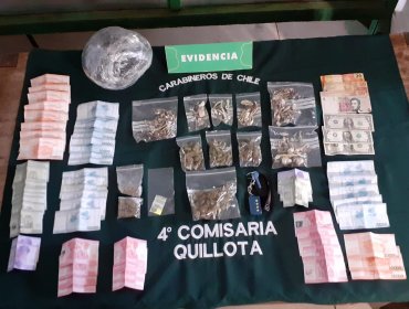 Detienen a sujetos que transportaban marihuana, ketamina y hongos alucinógenos en vehículo de alta gama en Quillota