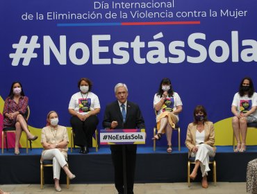 Presidente Piñera en el Día de Eliminación de la Violencia contra la Mujer: "Es una causa que debiera unirnos como sociedad"