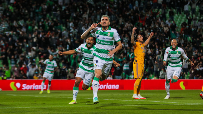 Diego Valdés brilló con gol y una asistencia en triunfo de Santos Laguna