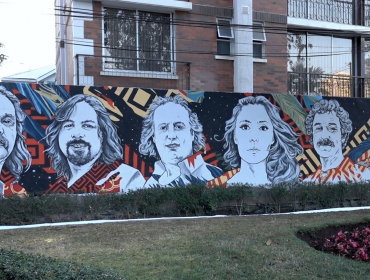 «Hijos de la Tierra»: Trayectoria de Los Jaivas quedó inmortalizada con mural en el parque Quinta Vergara