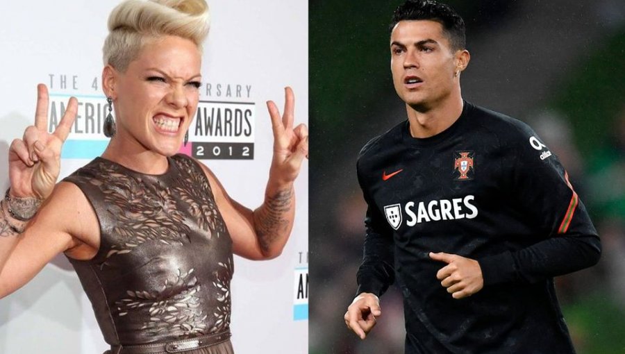 Pink y Cristiano Ronaldo se unieron en importante campaña a través de Twitter