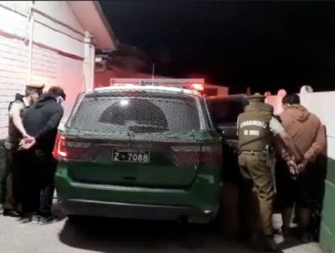 Capturan a dos delincuentes que protagonizaron el robo de vehículos en la comuna de Buin