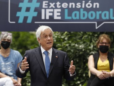 Presidente Piñera anunció la extensión del IFE Laboral hasta marzo de 2022