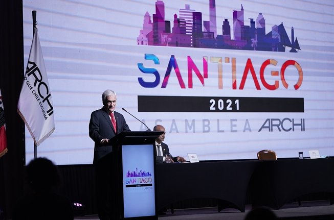 Presidente Piñera en asamblea de la Archi: "Nos ha tocado enfrentar una ola de violencia irracional, absolutamente destructiva"