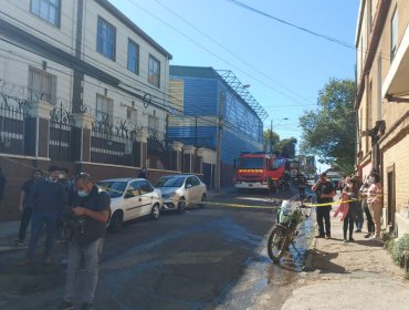 Adulto mayor falleció en incendio que afectó a una vivienda en el cerro Playa Ancha de Valparaíso