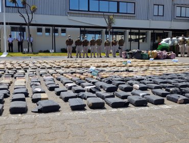 Incautan en Valparaíso 3,5 toneladas de marihuana tipo creepy avaluada en más de $11.200 millones