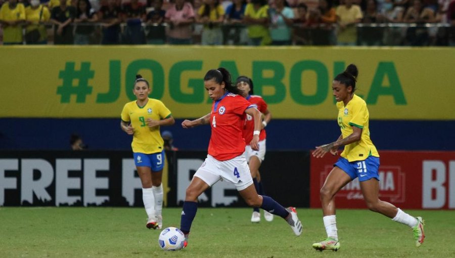 La Roja femenina luchó pero terminó cayendo ante Brasil en la final de cuadrangular amistoso