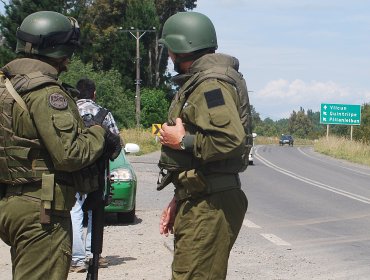 Procedimiento termina con enfrentamientos, una mujer detenida y la incautación de chaleco antibalas y municiones en Ercilla