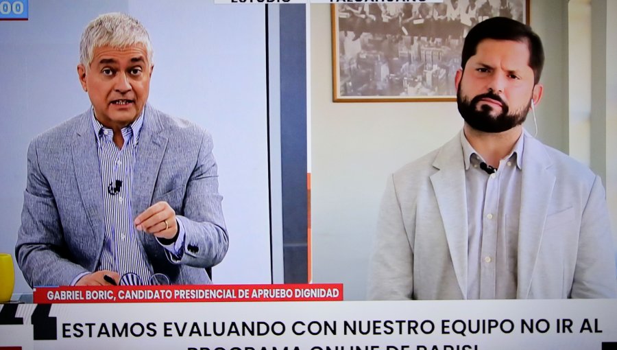 Gabriel Boric pone en duda participación en programa "Bad Boys" de Franco Parisi