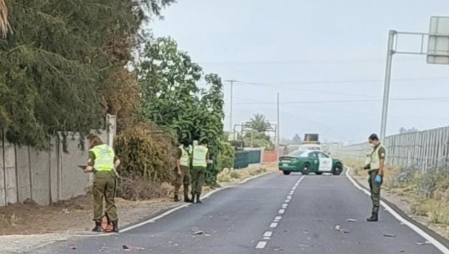 Detienen a dos conductores que protagonizaron atropello con resultado de muerte en ruta de Quillota