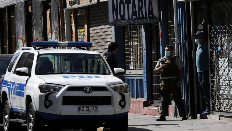 Asesinan a balazos en pleno centro financiero de Valparaíso a hombre de 40 años