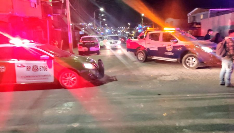 Accidente de tránsito en Alto Hospicio dejó un muerto y tres heridos