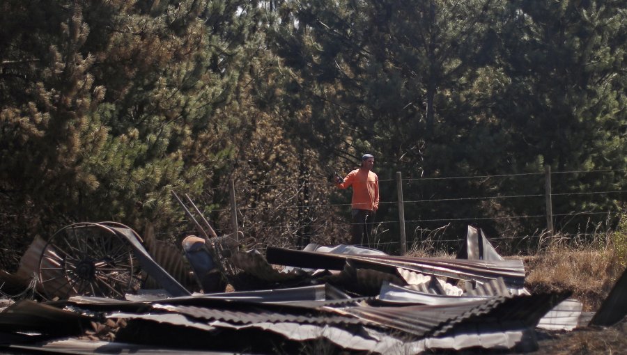 Escuela rural de la comuna de Los Ángeles resultó destruida por un incendio